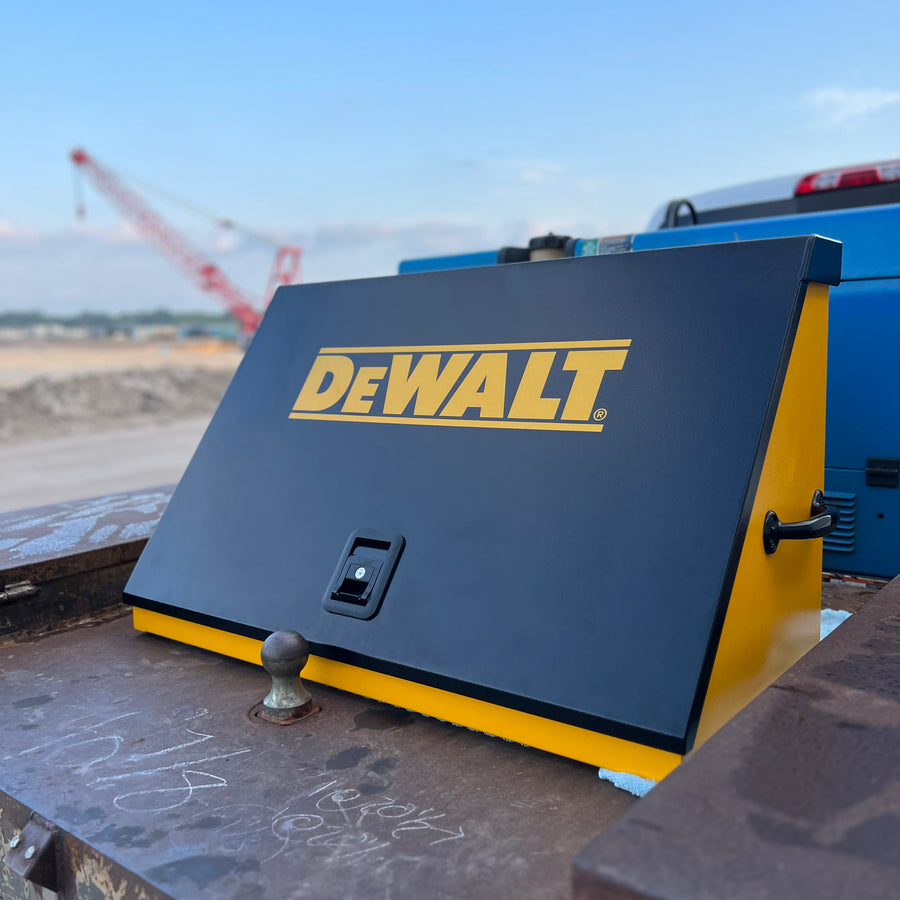 DeWalt 36" x 17" Triangle Toolbox in Yellow and Black