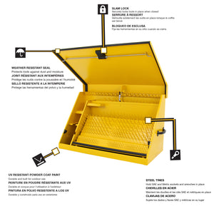 DeWalt 36" x 17" Triangle Toolbox in Yellow