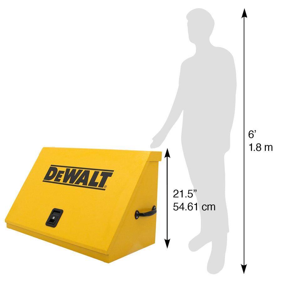 DeWalt 36" x 17" Triangle Toolbox in Yellow